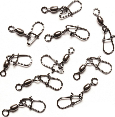 Lidhëse peshkimi Savage Gear Eggsnap Swivel S, 22 kg, 10 copë, metal