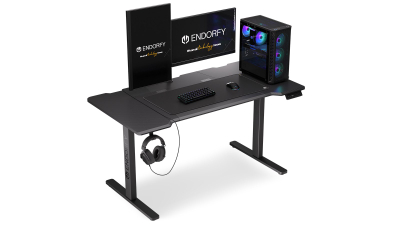 Tavolinë elektrike Endorfy Atlas L, 150 x 78 cm, me ngritje/ulje lartësie, e zezë