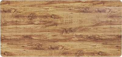 Tabaka tavoline Powerton ERGO UNO TOP, 160x75x1.8 cm, rustic oak