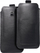 Etui telefoni ROYAL 2XL Tall, universal deri 16.7 × 7.8 cm, lëkurë, i zi