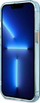 Kapak telefoni Guess GUHMP13LHTCMB për iPhone 13 Pro / 13 6.1", MagSafe, i tejdukshëm, blu me kontur ari