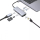 HUB USB-C Proove Iron Link, 6 në 1, HDMI RJ45, argjendtë