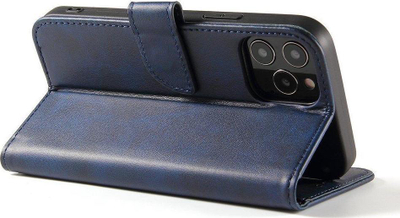 Këllëf telefoni Hurtel Magnet, tip libër, për Xiaomi Poco M4 Pro 5G, blu