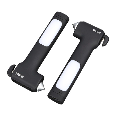 Mjet shpëtimi për makinë NexTool Hammer Rescue NE0140, 4 në 1, elektrik dore LED, i zi