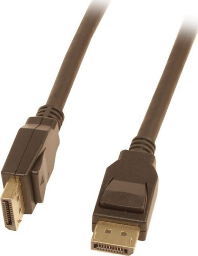 Kabllo video DisplayPort Synergy 21 1.4, 0.5m, 8K, e zezë