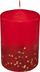 Qiri dekorativ Atmosphera Christmas Candle, 90 g, pa aromë, e kuqe