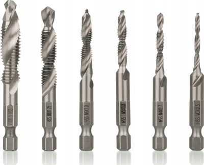Set çelësash me fije Smart365, 1/4", 6 pjesë