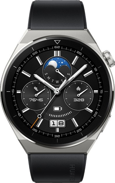 Ora e zgjuar Huawei Watch GT 3 Pro Titanium, 46mm, GPS, e zezë