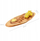 Dërrasë prerëse dhe servirëse Kesper Acacia, 40x16 cm, dru akacie, kafe