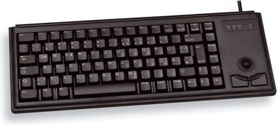 Tastierë Cherry Compact Trackball, PS2, me kabllo, QWERTY, e zezë