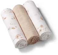 Pelenë bambuje Babyono 397/13, set 3 copë, 70x70 cm, bezhë