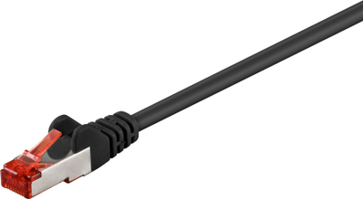 Kabllo rrjeti Goobay 68687, Cat6 S FTP, 0.5m, e zezë