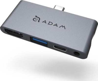 Hub USB C ADAM elements CASA Hub i4, 4 porta, HDMI 4K, gri hapësinor