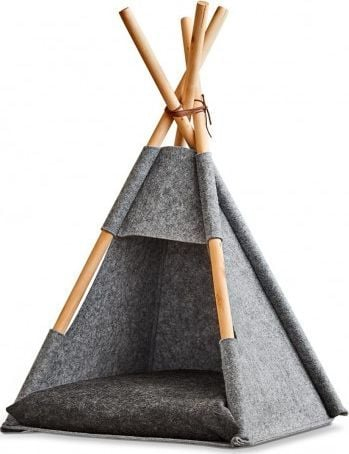 Çadër tipi për mace Zeller, material felt, gri