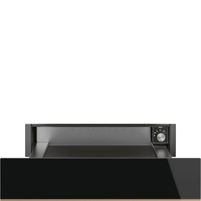 Sirtar ngrohës SMEG Dolce Stil Novo CPR615NR, 15cm, 400 W, e zezë
