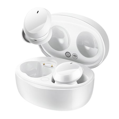 Безжични слушалки Baseus E2, вистински безжични, Bluetooth 5.2, бели