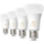Set poça Philips Hue White Ambiance 6W 800lm E27, 4 copë