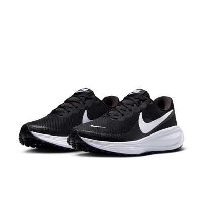 Atlete vrapimi Nike Revolution 8 për goca, rrjetë e ajrosme, amortizim me shkumë, të zeza