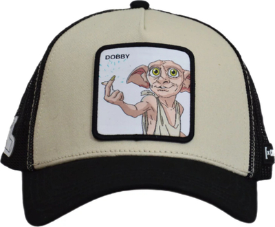 Kapele baseball Capslab Harry Potter Dobby CL-HP1-1-CT-DOB3, me rrjetë, bezhë me të zezë