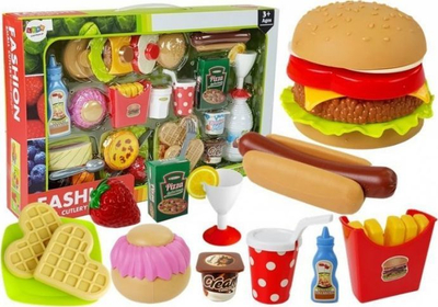 Set lodrash Lean Sport Hamburger Set, fast food, shumëngjyrësh