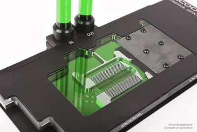 Lëng ftohës PC Alphacool Eiswasser Crystal Green, UV aktiv, 1000ml, jeshil