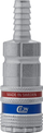 Kuplung sigurie pneumatike CEJN eSafe 103202004, trup 1/4", zorrë 3/8", metalik