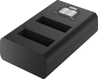 Karikues baterish Newell DL-USB-C Dual, me 2 kanale, për bateri AB1 Osmo Action, i zi