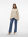Pulovër për femra Vero Moda Cable Knit, bezhë