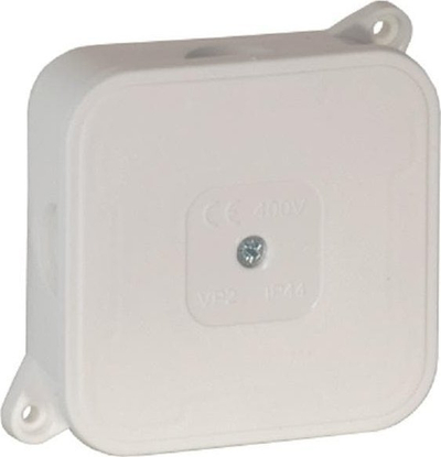 Kuti elektrike hermetike ViPlast 85x85x35mm, IP44, e bardhë