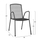 Karrige kopshti Armchair HM5005.01, metal, me krahë, gri metalike