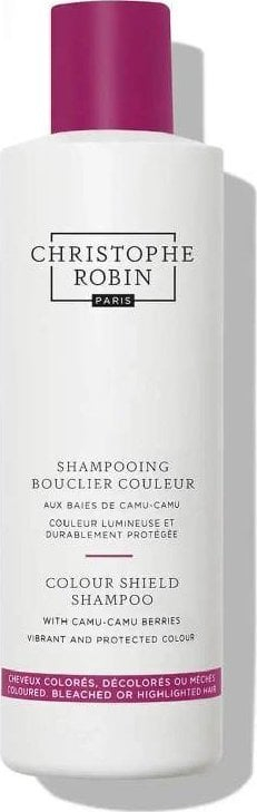 Shampo për flokë të lyer Christophe Robin Color Shield, me manaferra camu camu, 250ml