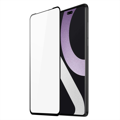 Mbrotës ekrani DUXDUCIS 9D xham i temperuar për Xiaomi 12 Lite, xham i fortë 9H, me kornizë të zezë
