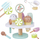 Lodër druri Wooden Toy, set akullore me qëndrim