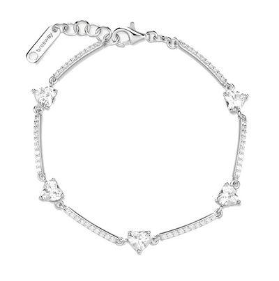 Byzylyk për femra Brosway Fancy Infinite White FIW121, i argjendtë