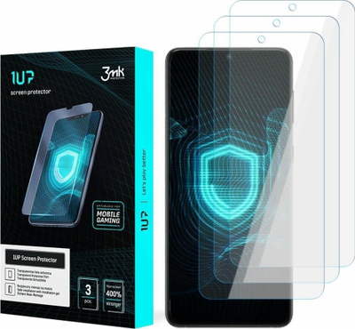 Mbrojtës ekrani 3MK 1UP për Asus ROG Phone 7, për lojëra, set me 3 copa, transparent