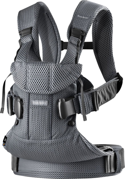 Mbajtëse për foshnje BabyBjorn Carrier ONE AIR, e argjendtë