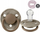 Qetësues silikoni BIBS De Lux, 0-36 muaj, set 2 copë, TIE DYE DARK OAK/SAND