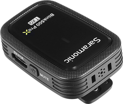 Set mikrofona wireless Saramonic Blink500 ProX Q2, sistem 2.4 GHz, 2 transmetues 1 marrës, i zi