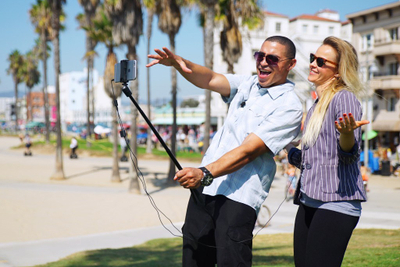 Mikrofon lavalier IK Multimedia iRig Mic Lav, set 2 copë, për telefona, i zi