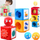 Lojë edukative Store And Sort Game, renditje forma dhe ngjyra, për kalamaj, shumëngjyrëshe
