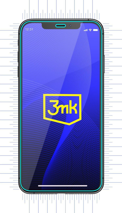 Mbrojtëse ekrani 3MK FlexibleGlass për Oppo Reno 8T 4G, xham hibrid, antibakterial, transparente