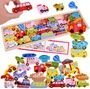 Puzzle druri edukativ ZA4747, 27 pjesë, mjete transporti, shumëngjyrësh