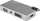 Adapter video USB C StarTech 4 në 1, HDMI mDP VGA DVI, 4K, gri metalik