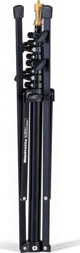 Stativ fotografik Manfrotto Nano, alumin, 190 cm, ngjyrë e zezë