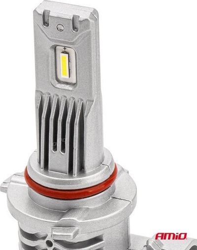 Llamba LED feneri Amio X1 HB3 9005 HIR1 9011 H10, 6500K, 12V, gri
