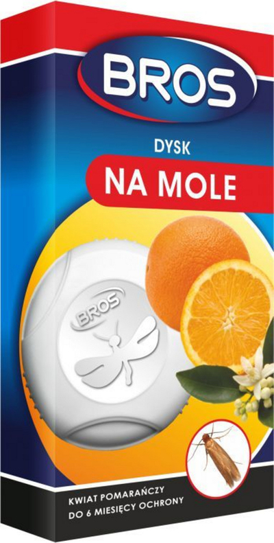 Disk kundër tenjave BROS për rroba, me erë portokalli