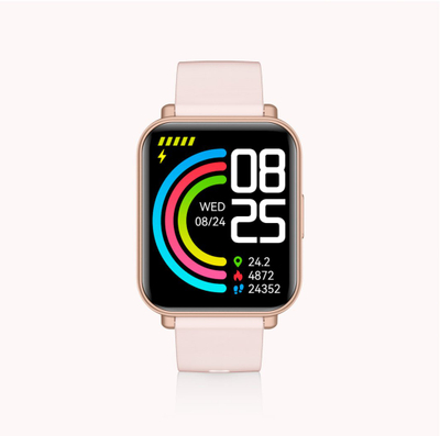 Ora inteligjente Niceboy Watch 4, ekran 1.78" AMOLED, NFC, rozë gold