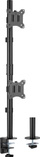 Mbajtëse tavoline për monitor InLine Desk Mount, 2x 32", VESA 75x75 100x100, deri 9 kg