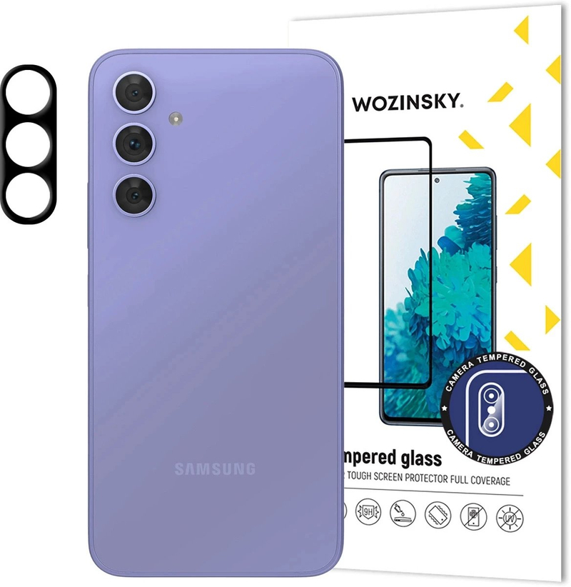 Xham mbrojtës kamere Wozinsky për Samsung Galaxy S25, mbulim i plotë, transparent