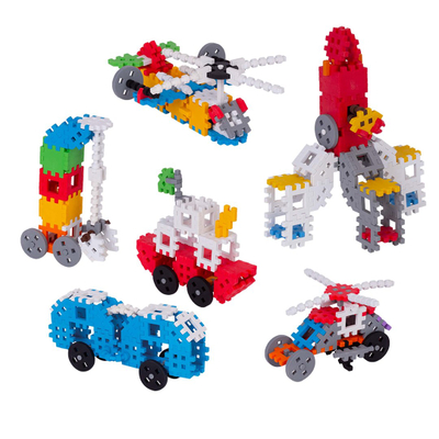 Set ndërtimi ECR4Kids Mini Waffle Blocks Constructors, 500 pjesë, shumëngjyrëshe
